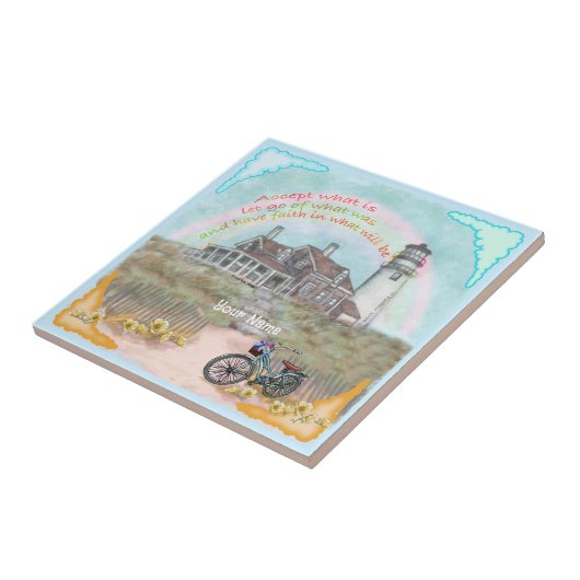 灯台の受付 タイル (側面)