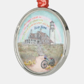 灯台の受付 メタルオーナメント (左)