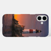 灯台の夕焼けオーシャンビュー フォンケース Case-Mate iPhoneケース (裏面 (横))
