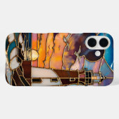 灯台の夕焼けスマホケース 海の風景 Case-Mate iPhoneケース (裏面 (横))
