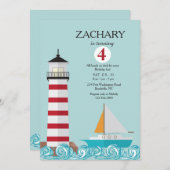 灯台の招待状 招待状 (正面/裏面)