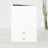 灯台の母の日グリーティングカード カード (裏面)