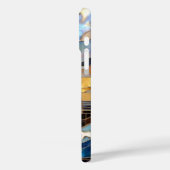 灯台の波iPhoneケース 海の夕焼けデザイン Case-Mate iPhoneケース (裏面 / 左)