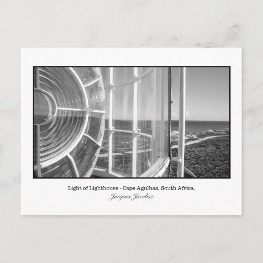 灯台の灯のがき ポストカード (正面)