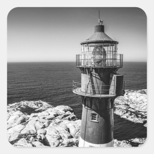 灯台の灯篭 |ノルウェー・ボムロ スクエアシール (正面)