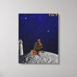 灯台の番人が家に帰ってきた キャンバスプリント