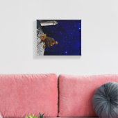 灯台の番人が家に帰ってきた キャンバスプリント (インサイチュ (リビング))