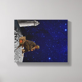 灯台の番人が家に帰ってきた キャンバスプリント