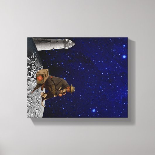 灯台の番人が家に帰ってきた キャンバスプリント (正面)