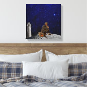 灯台の番人が家に帰ってきた キャンバスプリント (インサイチュ (寝室))