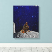 灯台の番人が家に帰ってきた キャンバスプリント (インサイチュ (ウッドフロア))