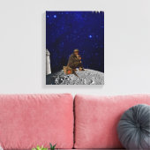 灯台の番人が家に帰ってきた キャンバスプリント (インサイチュ (リビング))
