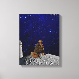 灯台の番人が家に帰ってきた キャンバスプリント