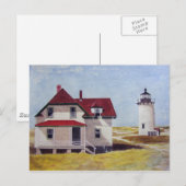 灯台の監視所 - ポストカード (正面/裏面)