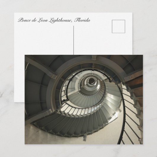 灯台の階段# 1 ポストカード (正面/裏面)