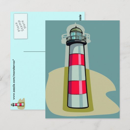 灯台はがき ポストカード (正面/裏面)