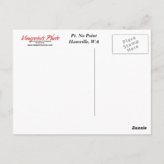 灯台はがき ポストカード (裏面)