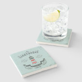 灯台は私を家ポスター導きます ストーンコースター (横)