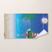 灯台をテーマにしたバスルーム用タオルセット バスタオルセット (ハンドタオル)