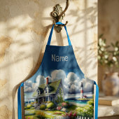 灯台を見下ろすコテージ エプロン