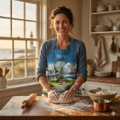 灯台を見下ろすコテージ エプロン