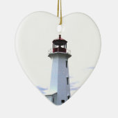 灯台オーナメントのペギーの入江ノバスコシア セラミックオーナメント (右)