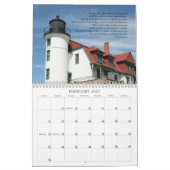 灯台カレンダーに役立つために造られる カレンダー (2月 2027)