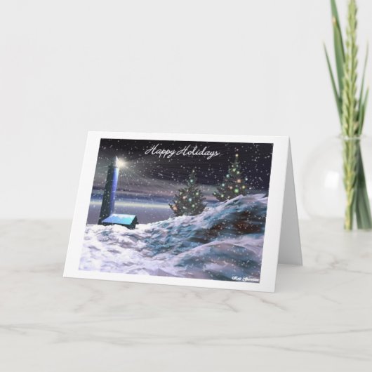 灯台クリスマス シーズンカード (正面)