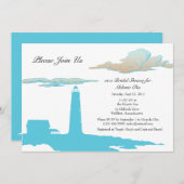 灯台シャワーの招待 招待状 (正面/裏面)