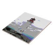 灯台セラミックタイルかTrivetまたは宝物箱 タイル (側面)