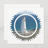 灯台デザインの招待状 招待状 (正面/裏面)