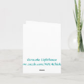 灯台ノートカード カード (裏面)