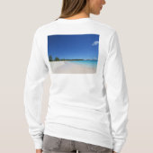 灯台ビーチのTシャツ Tシャツ (裏面)