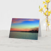 灯台ポイント、サンタクルス、カリフォルニア カード (黄色い花)