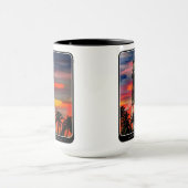 「灯台ポップ・アートのが絵画! マグカップ (中央)