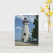 灯台メッセージカード カード (黄色い花)