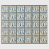 灯台ヴィンテージ図航海の様 ラッピングペーパー (フラット)