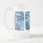 灯台人魚から フロストグラスビールジョッキ (左)