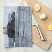 灯台付き船崎 キッチンタオル (四つ折り)