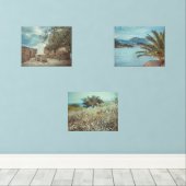 灯台地中海ののある海岸景観 (ウッドフロア)