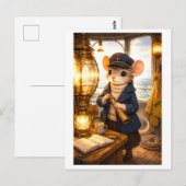 灯台守としてのキャリアマウス ポストカード (正面/裏面)