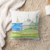 灯台島の枕 クッション (ブランケット)