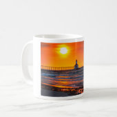 灯台日没 コーヒーマグカップ (正面左)