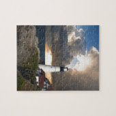 灯台日没: ポーツマス、ニューイングランド ジグソーパズル (横)