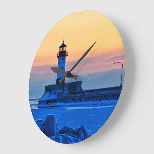灯台柱時計 ラージ壁時計 (傾斜)