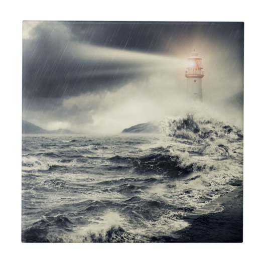 灯台標識 タイル (正面)