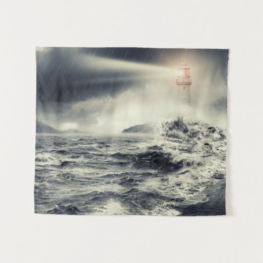 灯台標識 タペストリー (正面(横))