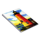 灯台水彩画のノートジャーナル ノートブック (右側)