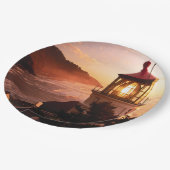 灯台眺め ペーパープレート (アングル)