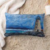 灯台絵画の装飾用クッション ランバークッション (ブランケット)